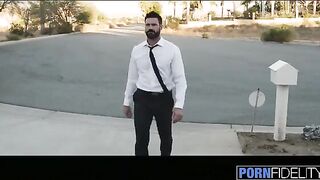 Tattooed MILF Anna Bell Peaks gets fucked hard by the pool