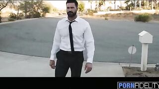 Tattooed MILF Anna Bell Peaks gets fucked hard by the pool