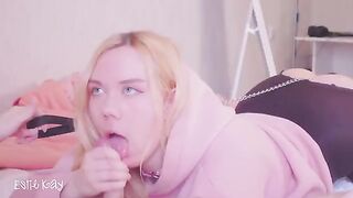 A fat white girl in pantothenates fucks in her ass with a young man