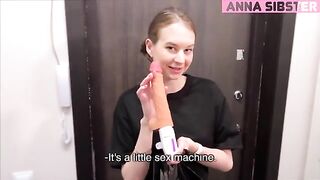 The courier brought an unusual sex shop order, a new toy to try