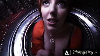 Stepmom stuck in washing machine, gets wild with stepkids
