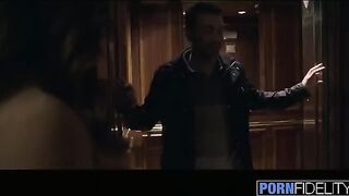 A nice man fucked petite pussy of Christiana Cinn in hotel