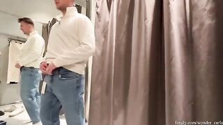We love shopping and we love getting frisky in the fitting room...we almost got caught