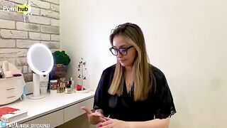 Tying the stepmom to bed and fucking her hard