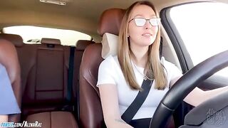 The stepson fucked his sexy stepmom after taking driving lessons