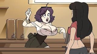 A girl from the coffee shop exploded and became a sex goddess