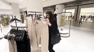 We almost got caught fucking in a public place, damn!