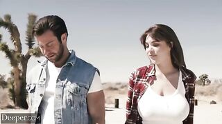 Seth fucked Gabbie on a car hood while her BF was away