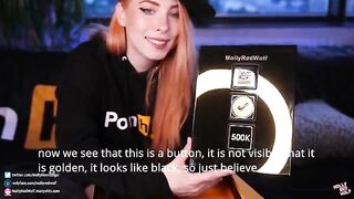 500K! Unboxing and Oral Creampie gift from Pornhub, featuring MollyRedWolf’s intense POV action and sensual oral finishes that leave an unforgettable taste