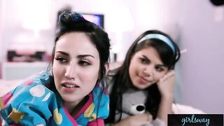 Retro sleepover with Gina Valentina and Gianna Dior’s magic