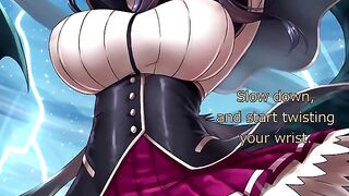 Akeno’s affair is a spicy JOI anime - Akeno Himejima’s Femdom fun