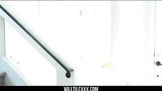 Hot maid with big tits gets fucked by a huge cock