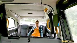 The fake taxi driver screwed the redhead Kira Love hard