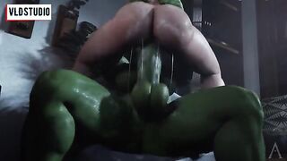Marvel futanari girls are having a good time together
