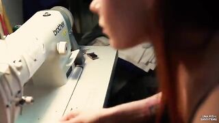 Stop stitching, let's enjoy some intimate fun with a redhead beauty