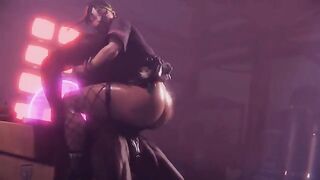 A hot compilation of girls from the Fortnite series in a sensual Blacked edition