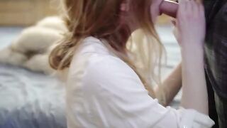 Fucking my wet pussy with a huge dildo