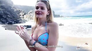 I had sex with a girl with a luxurious ass on the beach, it was awesome
