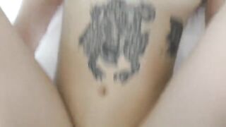 The blonde teen with fake lips got banged in her room