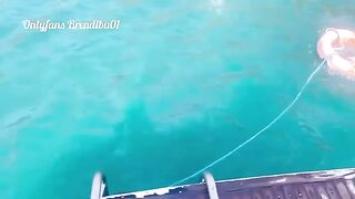 I was saved by a hot girl in a yacht, exclusive