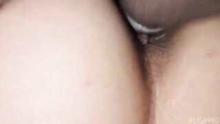 A cheating wife gets fucked by her husband and his friend in an MFM threesome