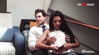 Hot foursome with Alexa Tomas and Sicilia, two stunning European beauties
