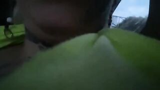 Katty Blake gets her pussy wet in Bucaramanga streets