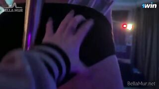 Group sex party with students backstage, raw and real