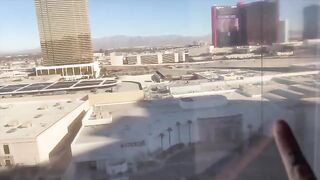 Sneaky link with my ex in Las Vegas, where the hotel room is the playground