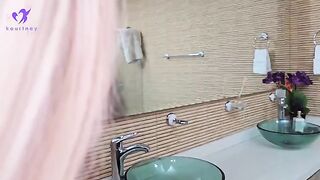 I spy on my stepson in the shower and get loaded