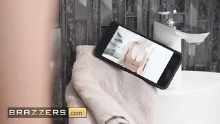 Isabelle Deltore takes shower and lets Jordi fuck her pussy