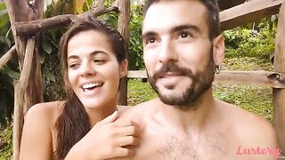 A couple has a hot and sweaty outdoor sex session on Lustery