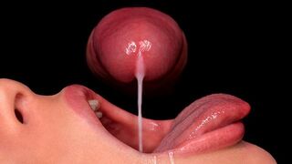 A guy filmed his cock sucking with a hot slut, showcasing intense ASMR