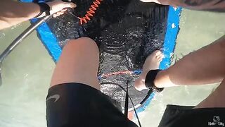 I met a hot girl on the beach and fucked her there