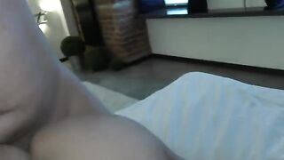 A step mom gets her pussy railed hard on cam