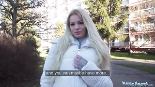 Public Agent hooked a German MILF for cash and sex