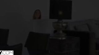 Kelly celebrates her birthday with anal threesome