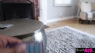 Gina Valentina gets her tight ass spanked during a sensual lap dance