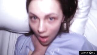 A cute girl turns into a slut in the heat of the moment - From innocent to depraved - The Damn Smile