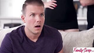 Stop rubbing your cock all over me, Molly tells Swapbro