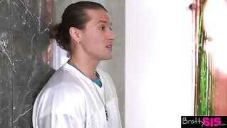 Maria Kazi agrees to taste her stepbrother's cum with Lulu Chu