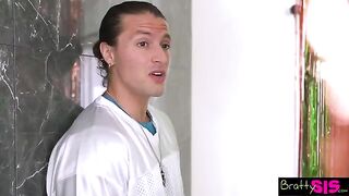 Maria Kazi agrees to taste her stepbrother's cum with Lulu Chu