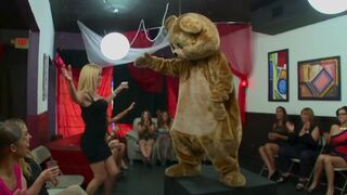 Dancing bear is wild, girls sucking cock without any restrictions