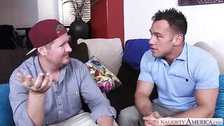 Sexy MILF Ariella Ferrera seduces her son’s friend in a steamy encounter