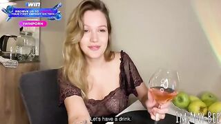 A romantic evening with a stunning e-girl in ASMR girlfriend roleplay, captured in breathtaking POV style