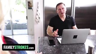 Pervert stepdad fucked his stepdaughter Chloe Rose daily