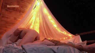 Romantic sex with a couple who love each other very much