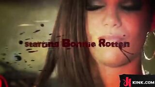 A 19-year-old girl gets fucked in the ass and bound in an intense scene