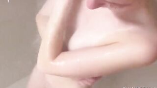 We shower, massage, and fuck over the couch in a steamy scene