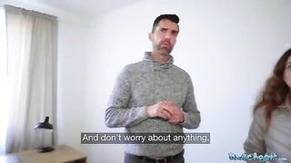 Public Agent: Tight Spanish babe gets fucked behind her husband’s back